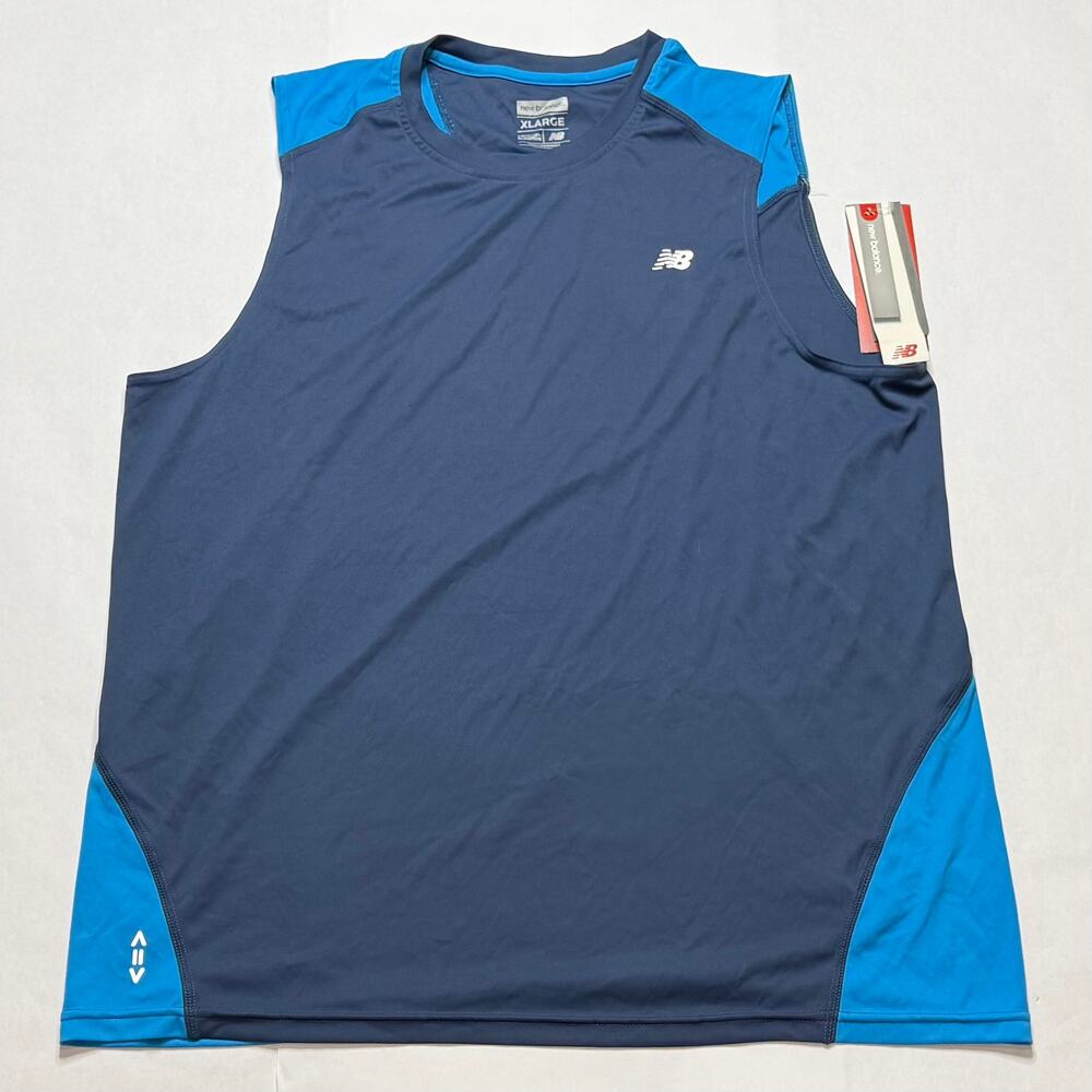 NEW Men's New Balance Sleeveless Blue shirt size XL